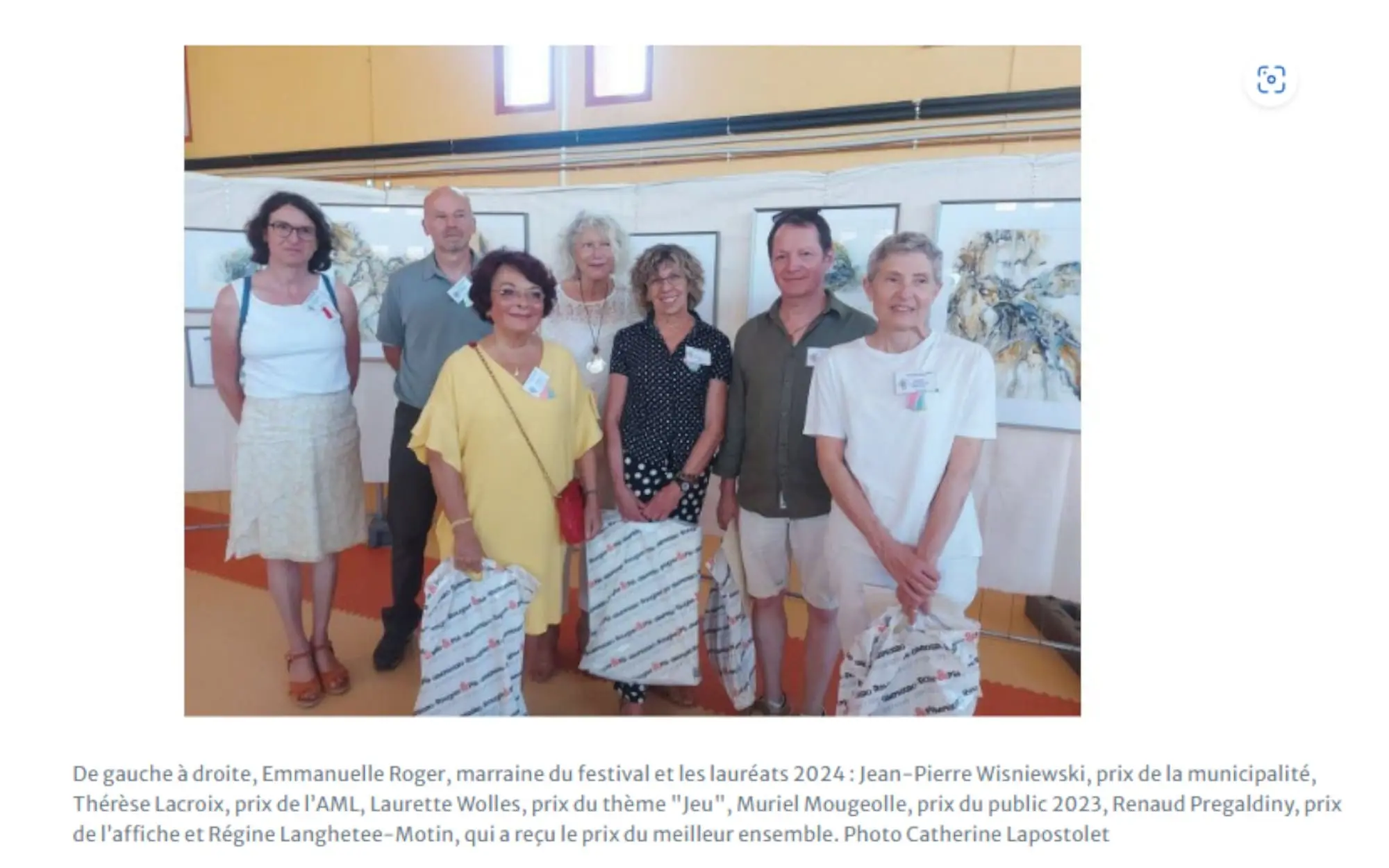 Renaud Prégaldiny peintre aquarelliste, gagnant du prix de l'affiche du festival des aquarellistes de Bagnols en Beaujolais 2024.